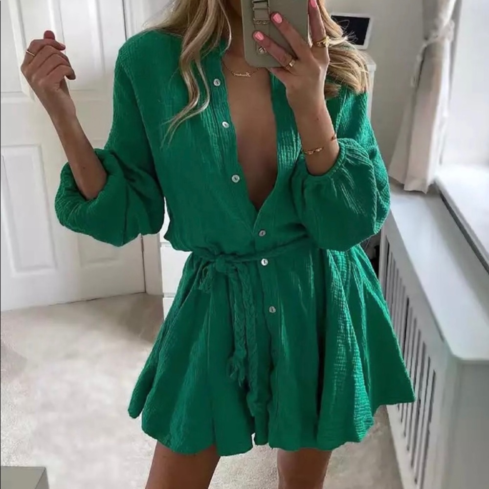 Green dress
